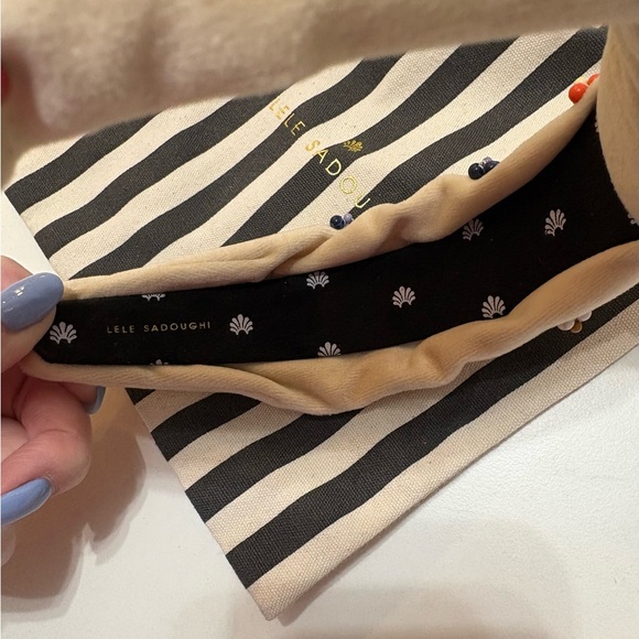Lele Sadoughi beaded headband - Picture 5 of 5